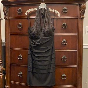 Black & Gold Dress New with Tags